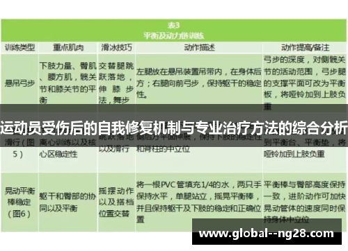 运动员受伤后的自我修复机制与专业治疗方法的综合分析 运动员受伤后的自我修复机制与专业治疗方法的综合分析