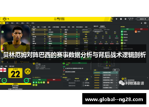 贝林厄姆对阵巴西的赛事数据分析与背后战术逻辑剖析 贝林厄姆对阵巴西的赛事数据分析与背后战术逻辑剖析